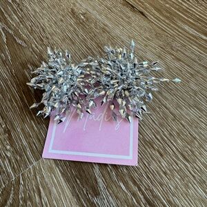 FIREWORK EARRINGS SILVER